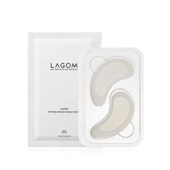 Пептидные патчи с микроиглами от морщин под глазами Lagom Peptide Micro Needle Patch 