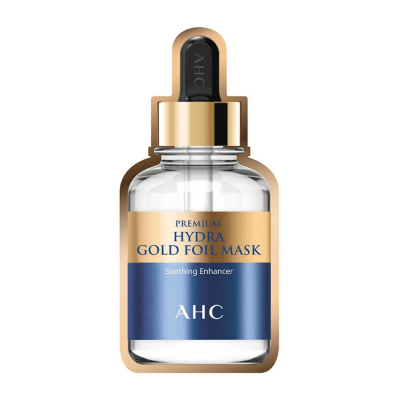 Трёхслойная фольгированная маска AHC Premium Hydra Gold Foil Mask