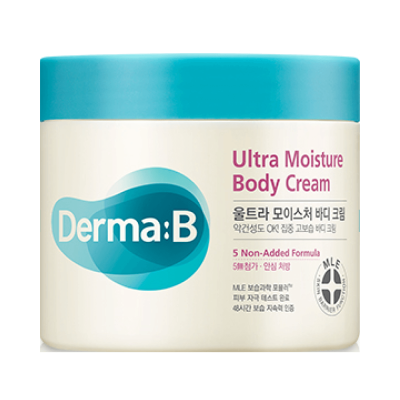 Увлажняющий крем для тела с ароматом ванили Derma:B Ultra Moisture Body Cream 430 мл