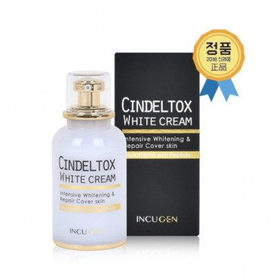 Отбеливающий крем для лица с глутатионом Incugen Cindeltox White Cream 50ml