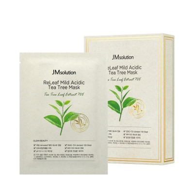 Противовоспалительная маска с чайным деревом JMsolution Releaf Mild Acidic Tea Tree Mask