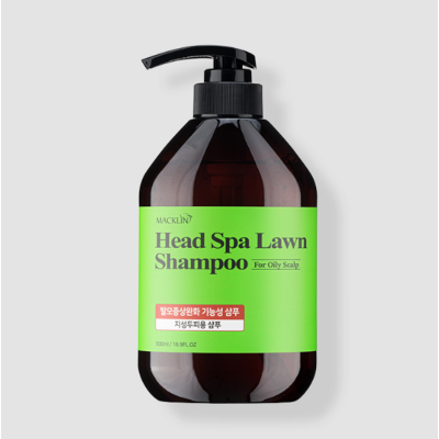 Травяной шампунь для жирной кожи головы Macklin Head Spa Lawn Shampoo For Oily Scalp 500мл