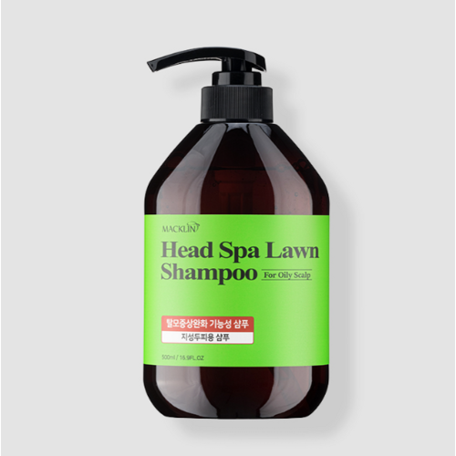 Травяной шампунь для жирных волос Macklin Head Spa Lawn Shampoo For Oily Scalp 500мл