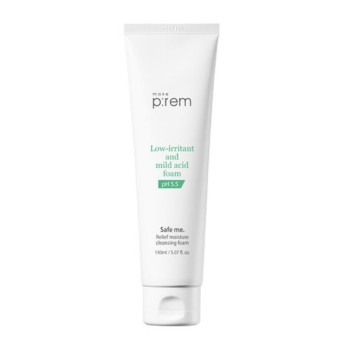 Мягкая пенка для ежедневного умывания MAKE P:REM Low-irritant & Mild Acid Cleansing Foam 150 мл