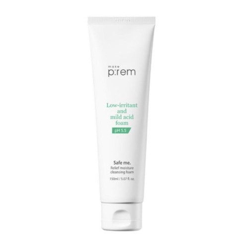 Мягкая пенка для ежедневного умывания MAKE P:REM Low-irritant & Mild Acid Cleansing Foam 150 мл