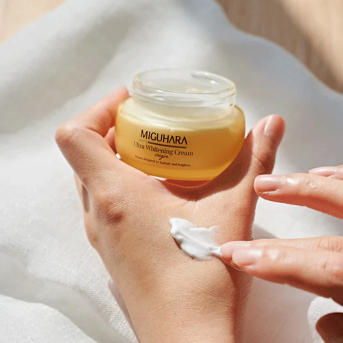 Осветляющий крем с ниацинамидом и пептидами MIGUHARA Ultra Whitening Cream Origin 50 ml