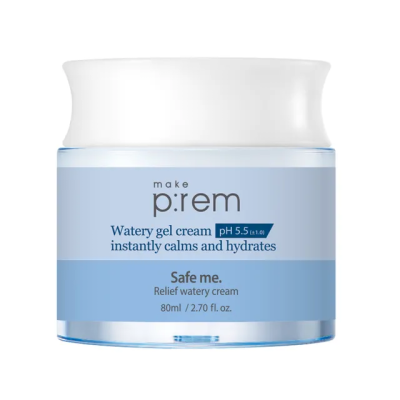 Охлаждающий увлажняющий крем-гель MAKE P:REM Relief Watery Gel Cream pH 5.5 80 мл