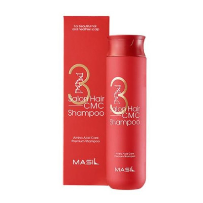 Восстанавливающий профессиональный шампунь с церамидами Masil 3 Salon Hair CMC Shampoo 300 мл