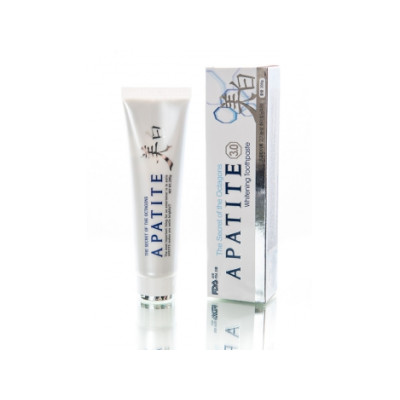 Профессиональная отбеливающая зубная паста с гидроксиапатитом - Sungwon Pharmaceutical Apatite Whitening Toothpaste 200 мл