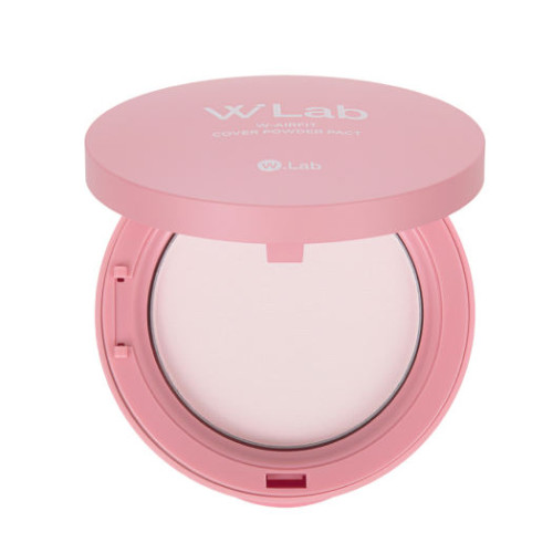 Компактная пудра для лица W.Lab W-Airfit Cover Powder Pact (Nudie Pink), 12 г