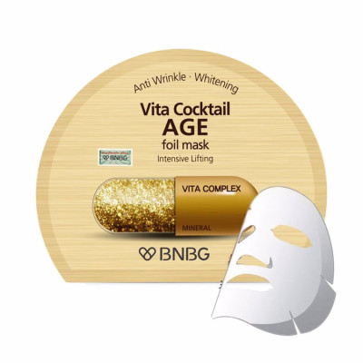 BanoBagi Vita Cocktail Age Foil Mask - Маска фольгированная омолаживающая