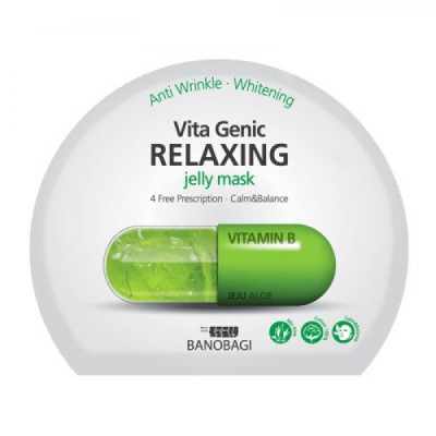 Балансирующая витаминная тканевая маска BanoBagi Vita Genic Relaxing Jelly Mask   30мл