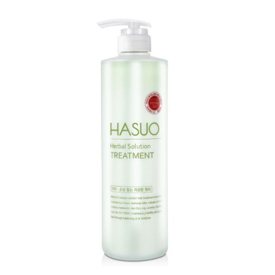 Тонизирующая маска для волос и кожи головы с экстрактом женьшеня PL Cosmetic Hasuo Herbal Solution Treatment 750мл