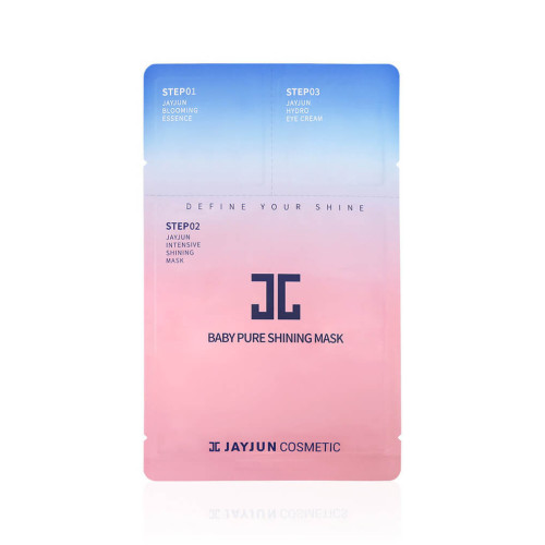 JAYJUN Intensive Shining Mask Трехступенчатая тканевая маска для сияния кожи 25 мл