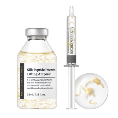 Интенсивная лифтинг-ампула с экстрактом шелка и пептидами — Sungboon Editor Silk Peptide Intensive Lifting Ampoule 30 мл