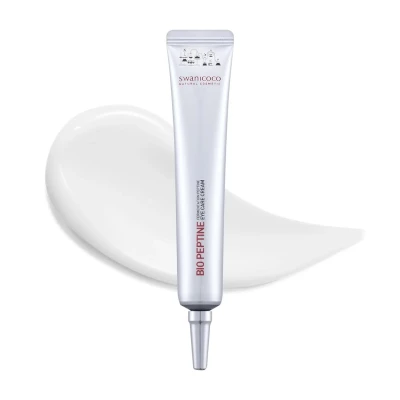 Омолаживающий крем для глаз с корнем корейского женьшеня Swanicoco Fermentation Peptine Eye Care Cream 20 мл